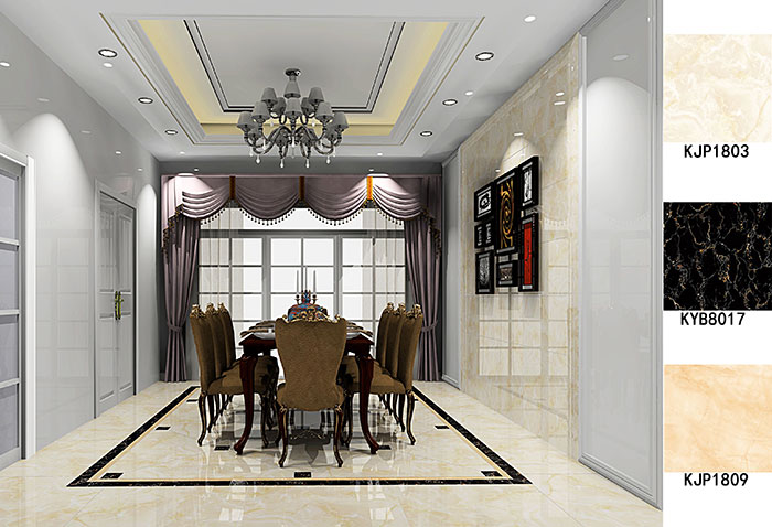 陶瓷一线品牌永利中国瓷砖欧式气概装修鉴赏