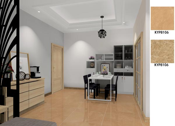 永利中国瓷砖应用效果：大沥碧桂园·华府02户型装修效果鉴赏