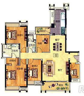 新中式气概将现代元素和古板元素团结在一起，，，，，以现代人的审美需求来打造富有古板韵味的事物，，，，，让古板艺术在当今社会获得合适的体现。。。。。。。。本单位很巧妙的运用了9面通体大理石瓷砖罗马砂岩系列KA9M001浅灰，，，，，不起眼的灰色，，，，，内敛而蕴藉，，，，，与改良后的中式家具完善搭配，，，，，整个空间经典而雅致的复古风情，，，，，同时具备着现代的时尚感！