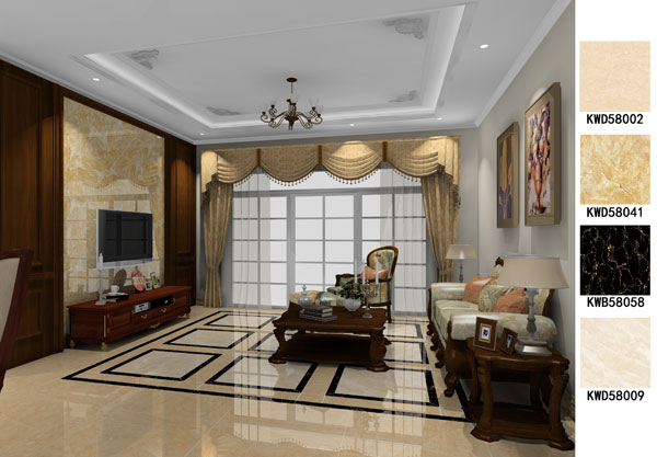 永利中国家装：佛山保利紫山国际135㎡欧式气概装修鉴赏