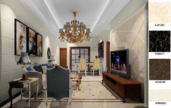 永利中国家装：东莞南城丽水佳园75㎡简欧气概装修鉴赏