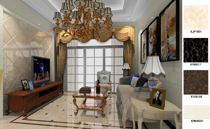 永利中国家装：东莞南城丽水佳园75㎡简欧气概装修鉴赏