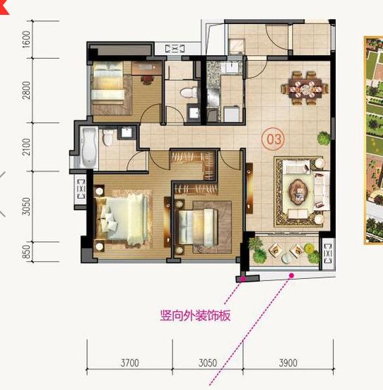 永利中国家装：佛山合景新鸿基·泷景110㎡简约现代装修效果鉴赏