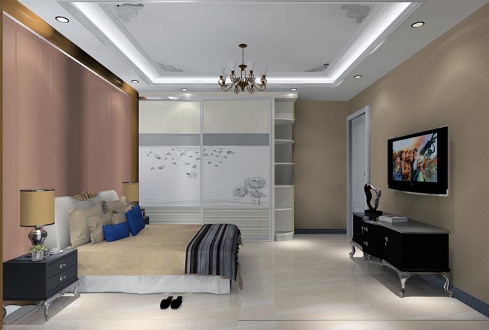 永利中国家装：井冈山协调家园安顿小区130㎡简欧气概装修鉴赏