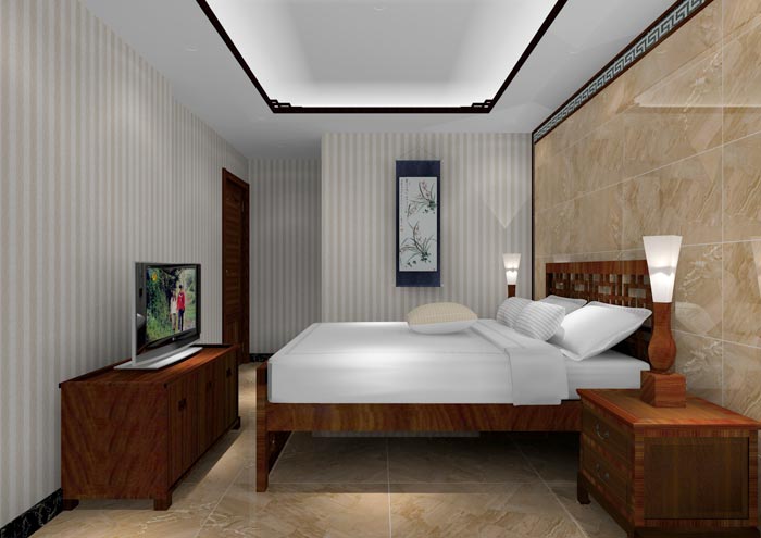 永利中国家装：佛山狮山上林苑90㎡中式气概装修鉴赏