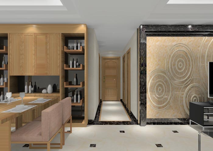 永利中国家装：顺德碧桂园桂澜山108㎡的新中式气概装修鉴赏