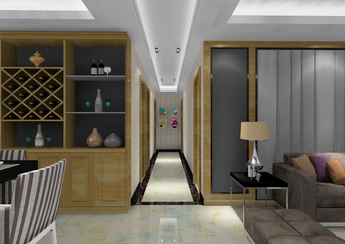 永利中国家装：佛山龙湖春江名城113㎡的简约现代气概装修鉴赏