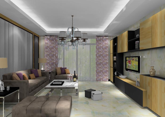 永利中国家装：佛山龙湖春江名城113㎡的简约现代气概装修鉴赏