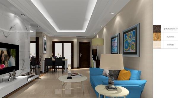 永利中国家装：成都时代漂亮59㎡的现代气概装修鉴赏