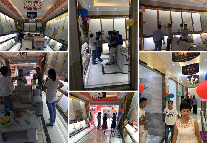 陶瓷一线品牌永利中国瓷砖都昌店周年庆签简单直，，，，，，喜报来袭